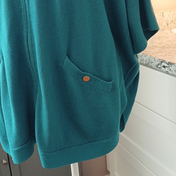 White House Black Market women's sweater shawl jacket size S/M - Picture 4 of 12